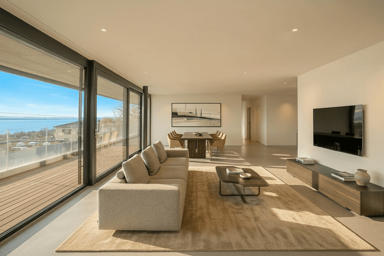 Appartement 4,5 pièces, séjour lumineux