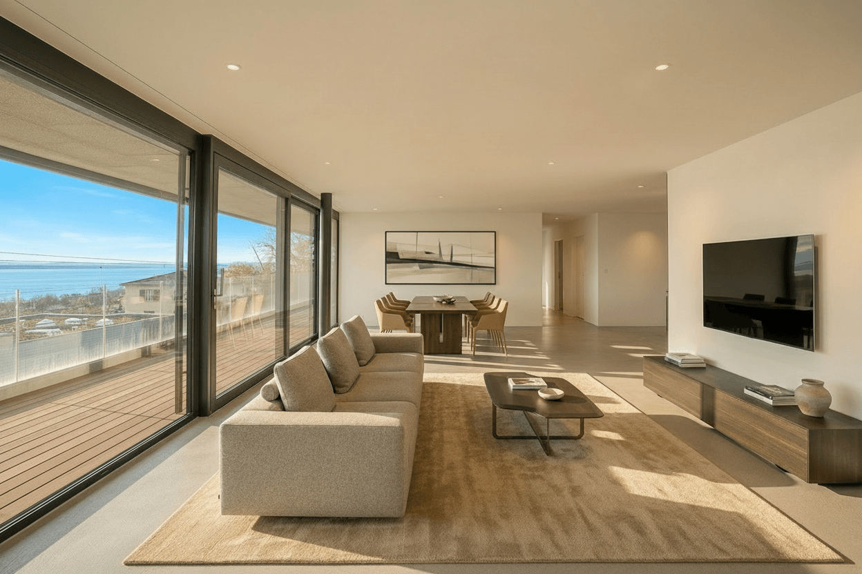 Appartement 4,5 pièces, séjour lumineux